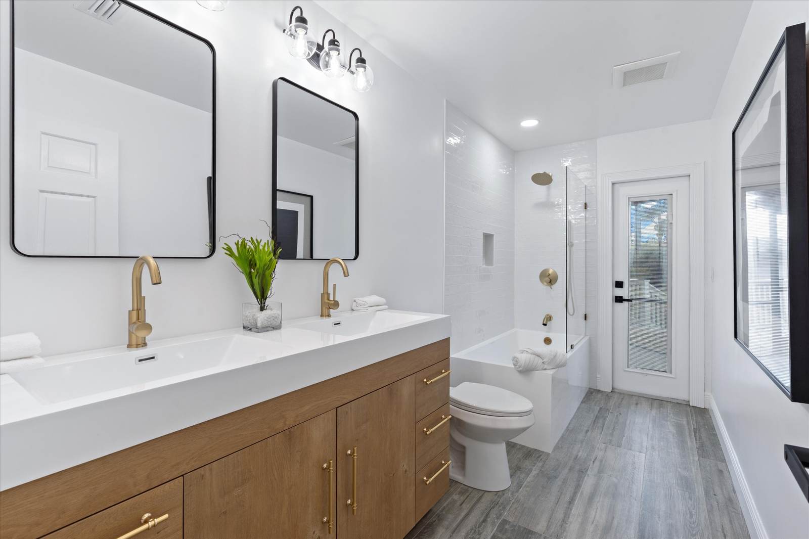 After bathroom