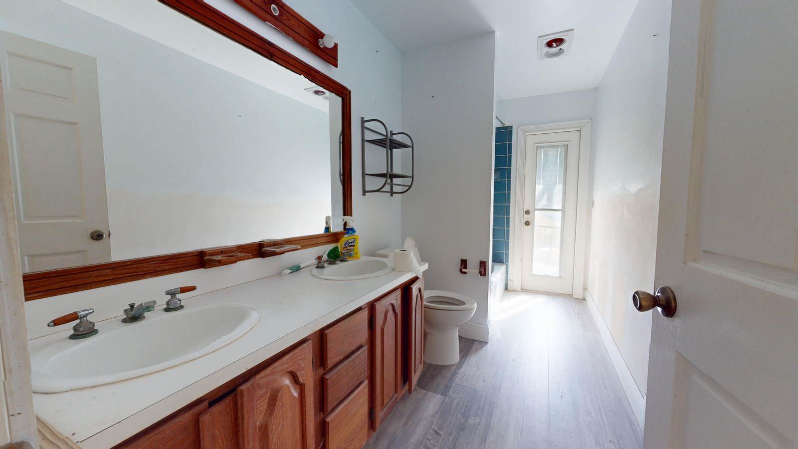 Before bathroom